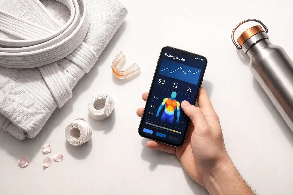 Comparison of BJJ training tracking apps on mobile devices