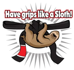 Sloth Brazilian Jiu Jitsu logo