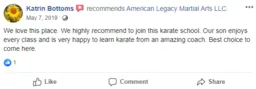 American Legacy Martial Arts LLC logo